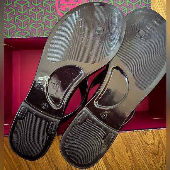 Tory Burch Miller Sandals in Eggplant - Picture 4 of 10